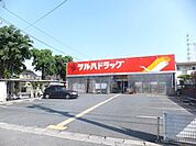 ツルハドラッグ 430m