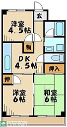 相模原昭和ビル 3DKの間取図画像