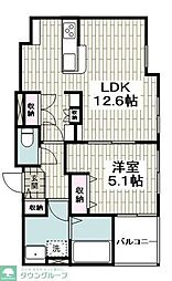 仮)入谷西3丁目メゾン 1LDKの間取図画像