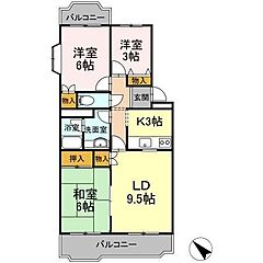 物件の間取り
