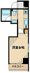 レーヴ町田5.A 1Kの間取図画像
