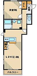 グランヴィラ 1LDKの間取図画像
