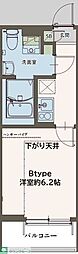 相模原市南区相南1丁目アパート 1Kの間取図画像