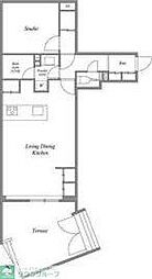 練馬区豊玉北2丁目マンション 1SLDKの間取図画像