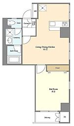 間取図画像 1LDK