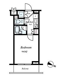 ルーブル高円寺参番館 1Kの間取図画像