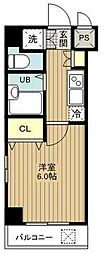 パークマンション 1Kの間取図画像