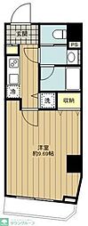 レガリアタワーレジデンス 1Kの間取図画像