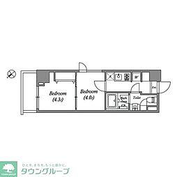 GRANPASEO新大塚 2Kの間取図画像