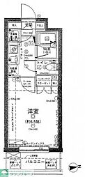 パレステュディオVIDA文京南 1Kの間取図画像