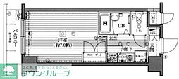 ガラ・ステージ西新宿 1Kの間取図画像