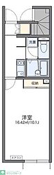 LEONEXT千代 1Kの間取図画像