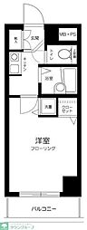 シンシア東高円寺 1Kの間取図画像