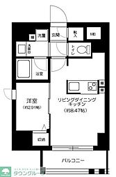 GRANSITE千代田水道橋 1LDKの間取図画像