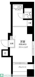 日神パレステージ南池袋 ワンルームの間取図画像