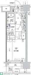 AXAS-Will四谷三丁目Sta. 1Kの間取図画像