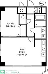 セントエルモ阿佐ヶ谷北 1LDKの間取図画像