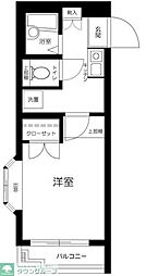 グランドバン西落合 1Kの間取図画像