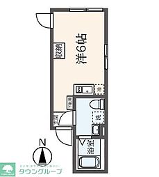 プレミア中野野方 ワンルームの間取図画像