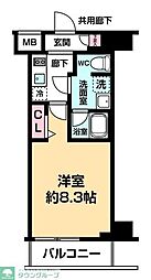 間取図画像 1K