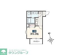 ルーチェ旭 1Kの間取図画像