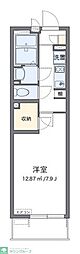 クレイノWEST八潮 1Kの間取図画像