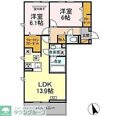 物件の間取り