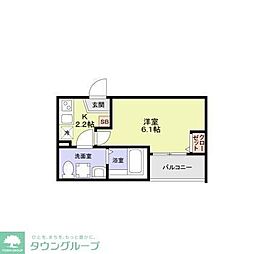 The Eternal House Matsudo 1Kの間取図画像