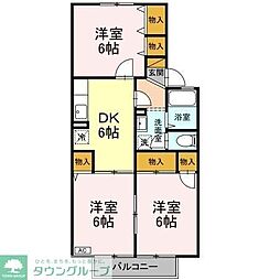 アルシュ11 3DKの間取図画像