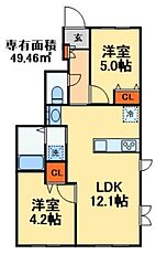 物件の間取り