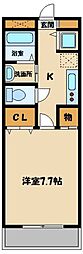 ラークガーデンズナゴヤ 1Kの間取図画像