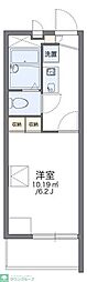 レオパレス立野 1Kの間取図画像