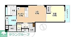 西東京市富士町4丁目マンション 1LDKの間取図画像