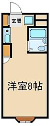 シティコート南街 ワンルームの間取図画像