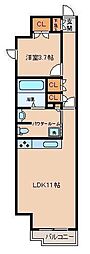 グローリオ花小金井 1LDKの間取図画像