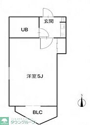 ニチエー・イン国分寺 1Kの間取図画像