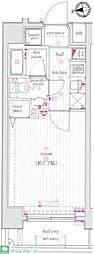 シースペース小金井 1Kの間取図画像
