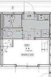 ファーゼスト小金井 1Kの間取図画像