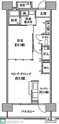 T'sgarden清瀬 1LDKの間取図画像