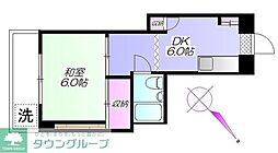 レヂオンス東久留米 2DKの間取図画像