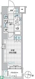 プレミアムフラットひばりヶ丘駅前 1Kの間取図画像