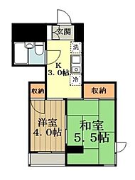 スターハイツ 2Kの間取図画像