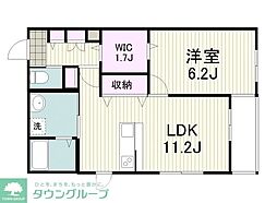 ラフォンテ 1LDKの間取図画像