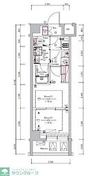 SYFORME SHINKOYASU 2Kの間取図画像