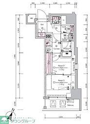 SYFORME SHINKOYASU 2Kの間取図画像