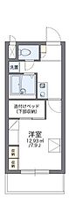 レオパレスヴィルヌーブ川崎B 1Kの間取図画像