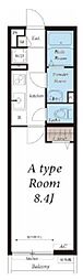 リブリ・H&A 1Kの間取図画像