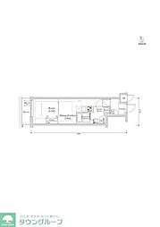 RELUXIA馬込 1DKの間取図画像