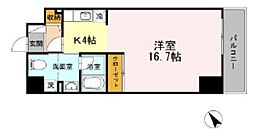 ジェイ・エス・ティ横浜東 1Kの間取図画像