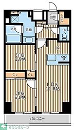 シティラックスヨコハマ 2LDKの間取図画像